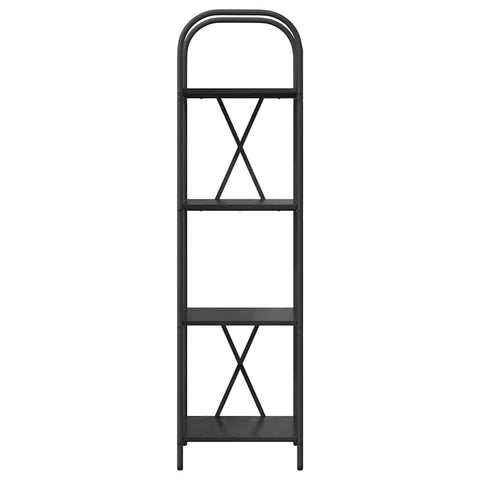 vidaXL Bookshelf Black oak 40 x 30 x 146 cm Engineered wood