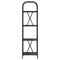 vidaXL Bookshelf Black oak 40 x 30 x 146 cm Engineered wood