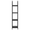 vidaXL Bookshelf Black oak 40 x 30 x 146 cm Engineered wood