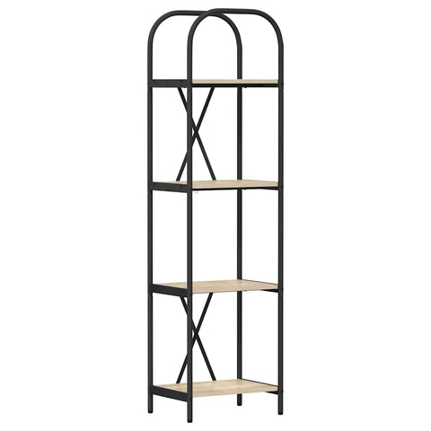 vidaXL Bookshelf Sonoma oak 40 x 30 x 146 cm Engineered wood