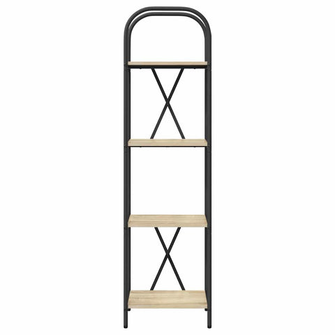 vidaXL Bookshelf Sonoma oak 40 x 30 x 146 cm Engineered wood