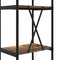 vidaXL Bookshelf Smoked oak 40 x 30 x 146 cm Engineered wood