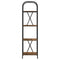 vidaXL Bookshelf Smoked oak 40 x 30 x 146 cm Engineered wood