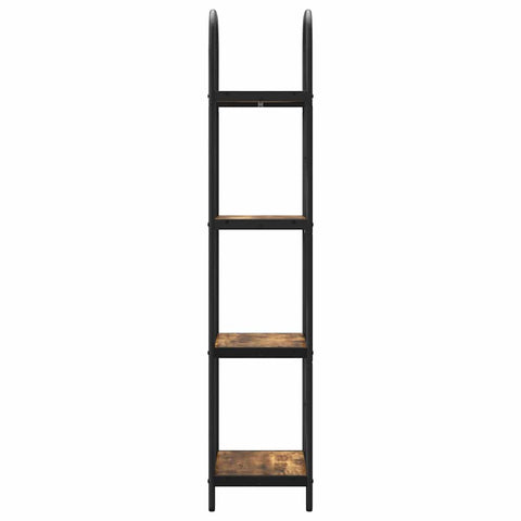 vidaXL Bookshelf Smoked oak 40 x 30 x 146 cm Engineered wood