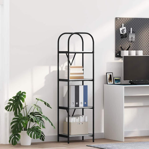 vidaXL Bookshelf Grey sonoma 40 x 30 x 146 cm Engineered wood