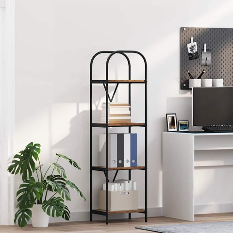 vidaXL Bookshelf Old wood 40 x 30 x 146 cm Engineered wood
