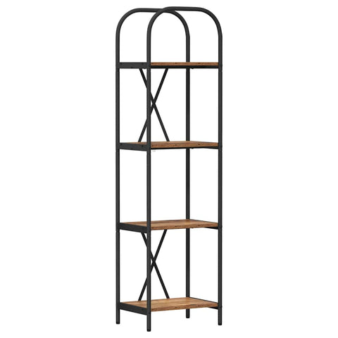 vidaXL Bookshelf Old wood 40 x 30 x 146 cm Engineered wood