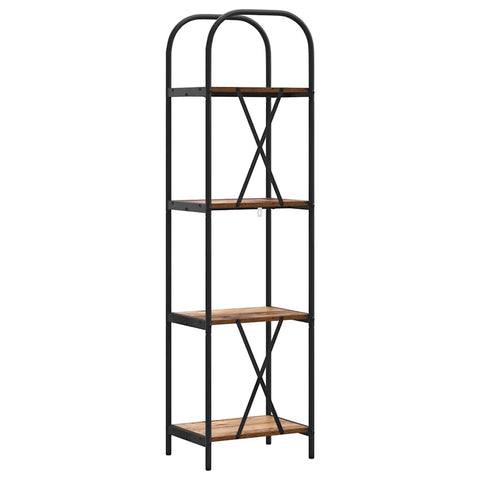 vidaXL Bookshelf Old wood 40 x 30 x 146 cm Engineered wood