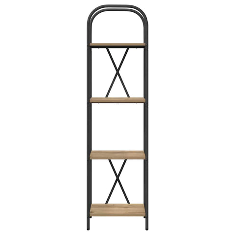 vidaXL Bookshelf Artisan oak 40 x 30 x 146 cm Engineered wood