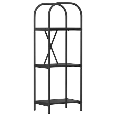 vidaXL Bookshelf Black oak 40 x 30 x 109 cm Engineered wood