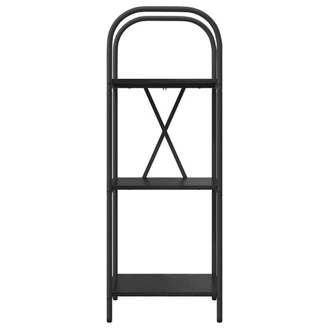 vidaXL Bookshelf Black oak 40 x 30 x 109 cm Engineered wood