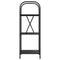 vidaXL Bookshelf Black oak 40 x 30 x 109 cm Engineered wood