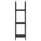 vidaXL Bookshelf Black oak 40 x 30 x 109 cm Engineered wood
