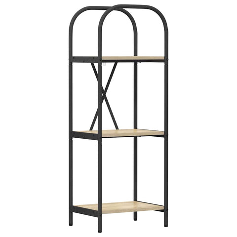 vidaXL Bookshelf Sonoma oak 40 x 30 x 109 cm Engineered wood