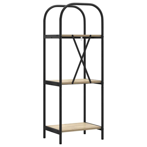 vidaXL Bookshelf Sonoma oak 40 x 30 x 109 cm Engineered wood