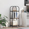 vidaXL Bookshelf Smoked oak 40 x 30 x 109 cm Engineered wood