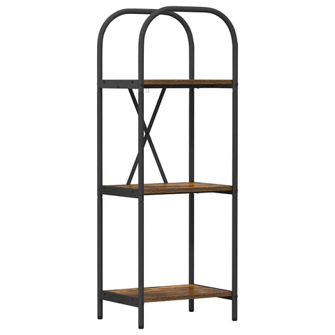 vidaXL Bookshelf Smoked oak 40 x 30 x 109 cm Engineered wood