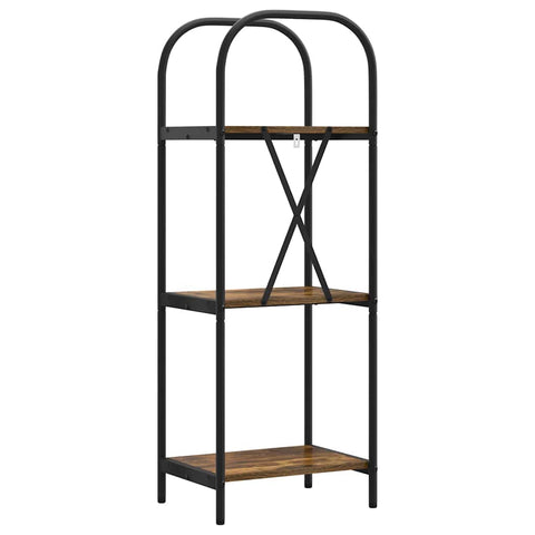 vidaXL Bookshelf Smoked oak 40 x 30 x 109 cm Engineered wood