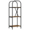 vidaXL Bookshelf Smoked oak 40 x 30 x 109 cm Engineered wood