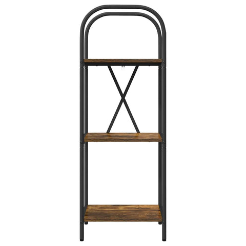 vidaXL Bookshelf Smoked oak 40 x 30 x 109 cm Engineered wood