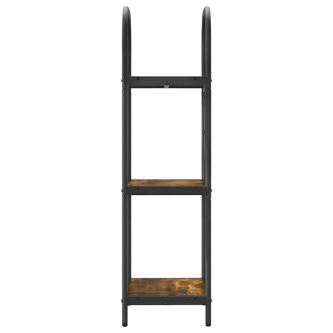 vidaXL Bookshelf Smoked oak 40 x 30 x 109 cm Engineered wood