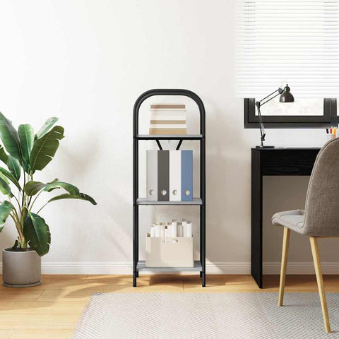 vidaXL Bookshelf Grey sonoma 40 x 30 x 109 cm Engineered wood