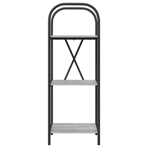 vidaXL Bookshelf Grey sonoma 40 x 30 x 109 cm Engineered wood