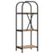 vidaXL Bookshelf Artisan oak 40 x 30 x 109 cm Engineered wood