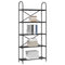 vidaXL Bookshelf Black oak 80 x 30 x 183 cm Engineered wood