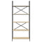 vidaXL Bookshelf Sonoma oak 80 x 30 x 183 cm Engineered wood