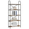 vidaXL Bookshelf Smoked oak 80 x 30 x 183 cm Engineered wood