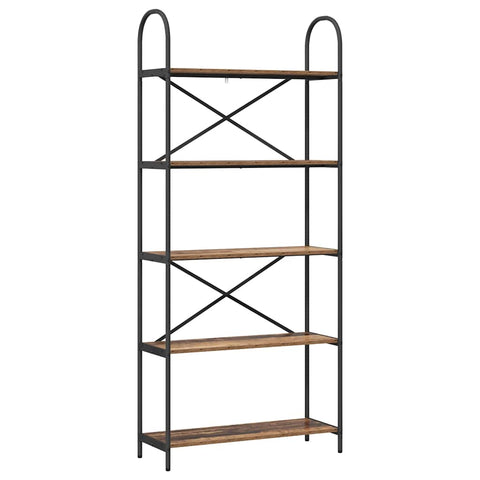 vidaXL Bookshelf Old wood 80 x 30 x 183 cm Engineered wood