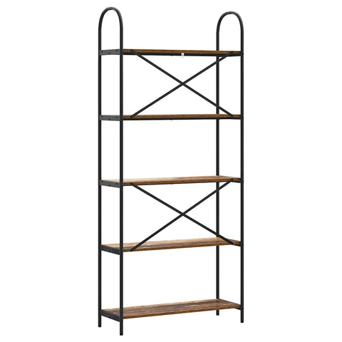 vidaXL Bookshelf Old wood 80 x 30 x 183 cm Engineered wood