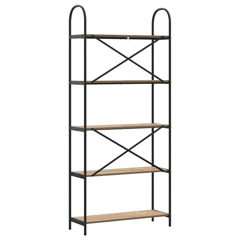 vidaXL Bookshelf Artisan oak 80 x 30 x 183 cm Engineered wood