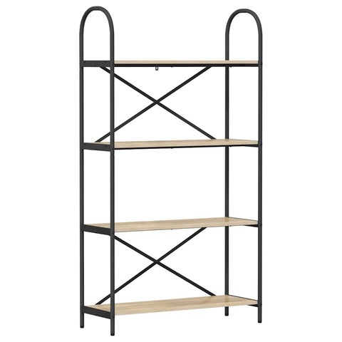 vidaXL Bookshelf Sonoma oak 80 x 30 x 146 cm Engineered wood