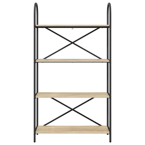 vidaXL Bookshelf Sonoma oak 80 x 30 x 146 cm Engineered wood