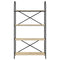 vidaXL Bookshelf Sonoma oak 80 x 30 x 146 cm Engineered wood