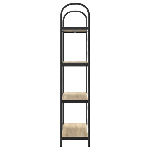 vidaXL Bookshelf Sonoma oak 80 x 30 x 146 cm Engineered wood