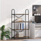 vidaXL Bookshelf Smoked oak 80 x 30 x 146 cm Engineered wood