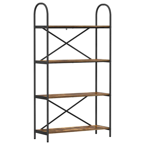 vidaXL Bookshelf Smoked oak 80 x 30 x 146 cm Engineered wood
