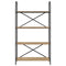 vidaXL Bookshelf Artisan oak 80 x 30 x 146 cm Engineered wood