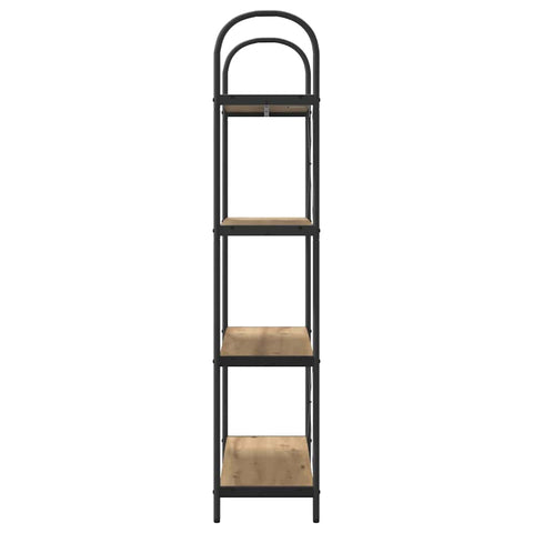 vidaXL Bookshelf Artisan oak 80 x 30 x 146 cm Engineered wood