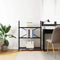 vidaXL Bookshelf Black oak 80 x 30 x 109 cm Engineered wood