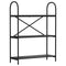 vidaXL Bookshelf Black oak 80 x 30 x 109 cm Engineered wood