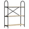 vidaXL Bookshelf Sonoma oak 80 x 30 x 109 cm Engineered wood