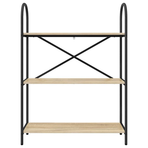 vidaXL Bookshelf Sonoma oak 80 x 30 x 109 cm Engineered wood