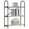 vidaXL Bookshelf Sonoma oak 80 x 30 x 109 cm Engineered wood