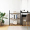 vidaXL Bookshelf Smoked oak 80 x 30 x 109 cm Engineered wood