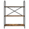 vidaXL Bookshelf Smoked oak 80 x 30 x 109 cm Engineered wood