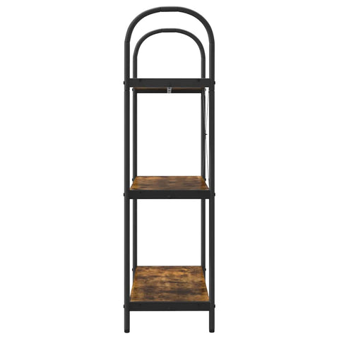 vidaXL Bookshelf Smoked oak 80 x 30 x 109 cm Engineered wood